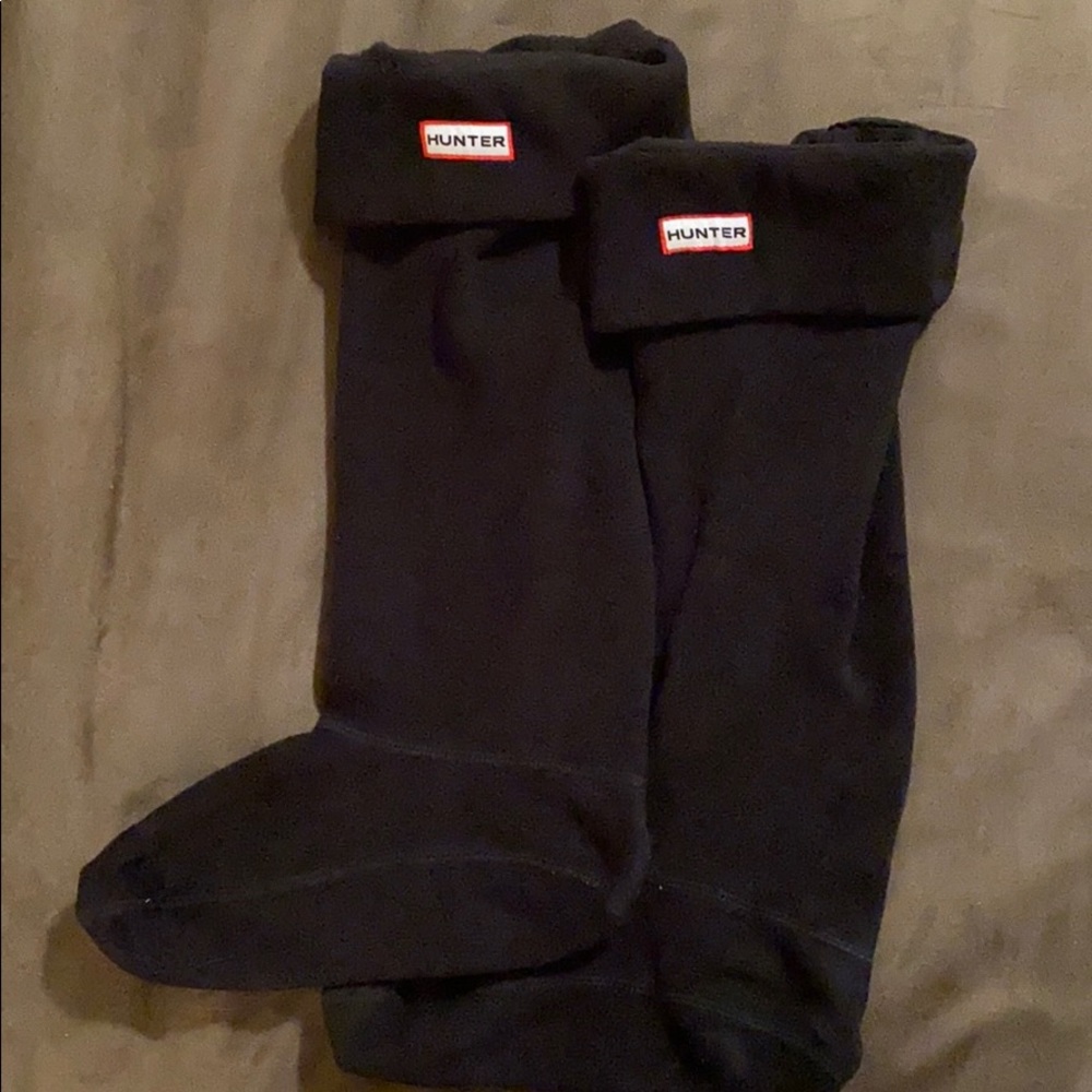 Black Hunter Tall Boot Socks
